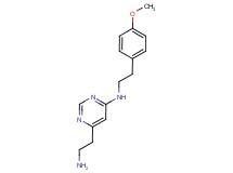 6-(2-aminoethyl)-N-[2-(4-methoxyphenyl)ethyl]pyrimidin-4-amine