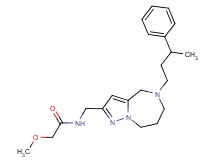 2-methoxy-N-{[5-(3-phenylbutyl)-5,6,7,8-tetrahydro-4H-pyrazolo[1,5-a][1,4]diazepin-2-yl]methyl}acetamide