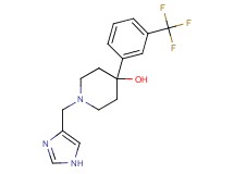 1-(1H-imidazol-4-ylmethyl)-4-[3-(trifluoromethyl)phenyl]-4-piperidinol