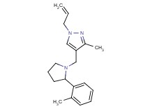 1-allyl-3-methyl-4-{[2-(2-methylphenyl)pyrrolidin-1-yl]methyl}-1H-pyrazole