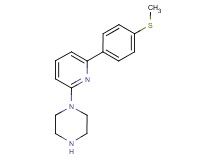 1-{6-[4-(methylthio)phenyl]-2-pyridinyl}piperazine