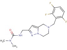 N,N-dimethyl-N'-{[5-(2,3,6-trifluorobenzyl)-4,5,6,7-tetrahydropyrazolo[1,5-a]pyrazin-2-yl]methyl}urea