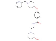 N-[2-(3-hydroxy-1-piperidinyl)ethyl]-4-{[1-(2-pyridinylmethyl)-4-piperidinyl]oxy}benzamide