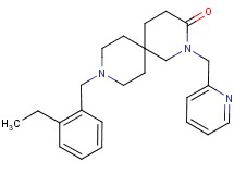 9-(2-ethylbenzyl)-2-(pyridin-2-ylmethyl)-2,9-diazaspiro[5.5]undecan-3-one