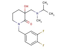 1-(3,4-difluorobenzyl)-3-hydroxy-3-{[isopropyl(methyl)amino]methyl}-2-piperidinone