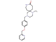 1-methyl-4-[4-(pyridin-2-ylmethoxy)benzyl]-1,4,9-triazaspiro[5.6]dodecan-10-one