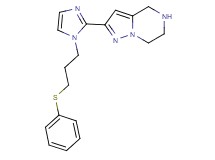 2-{1-[3-(phenylthio)propyl]-1H-imidazol-2-yl}-4,5,6,7-tetrahydropyrazolo[1,5-a]pyrazine dihydrochloride