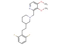 2-({3-[2-(2,6-difluorophenyl)ethyl]-1-piperidinyl}methyl)-3,4-dimethoxypyridine