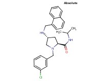 (4R)-1-(3-chlorobenzyl)-N-isopropyl-4-[(1-naphthylmethyl)amino]-L-prolinamide