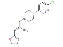 3-chloro-6-{4-[(2E)-3-(2-furyl)-2-methylprop-2-en-1-yl]piperazin-1-yl}pyridazine