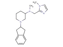 1-(2,3-dihydro-1H-inden-2-yl)-N-methyl-N-[(1-methyl-1H-imidazol-2-yl)methyl]-3-piperidinamine