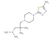 N,N,2,2-tetramethyl-3-[4-(5-methyl-1,3,4-thiadiazol-2-yl)piperazin-1-yl]propan-1-amine