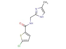 5-chloro-N-[(4-methyl-1H-imidazol-2-yl)methyl]thiophene-2-carboxamide
