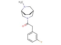 (1R*,5R*)-3-[(3-fluorophenyl)acetyl]-6-methyl-3,6-diazabicyclo[3.2.2]nonane