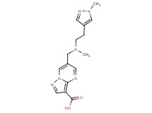 6-({methyl[2-(1-methyl-1H-pyrazol-4-yl)ethyl]amino}methyl)pyrazolo[1,5-a]pyrimidine-3-carboxylic acid