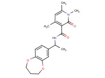 N-[1-(3,4-dihydro-2H-1,5-benzodioxepin-7-yl)ethyl]-1,4,6-trimethyl-2-oxo-1,2-dihydropyridine-3-carboxamide