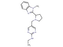 N-ethyl-5-{[2-(1-methyl-1H-benzimidazol-2-yl)pyrrolidin-1-yl]methyl}pyrimidin-2-amine