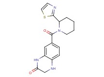 7-{[2-(1,3-thiazol-2-yl)piperidin-1-yl]carbonyl}-3,4-dihydroquinoxalin-2(1H)-one