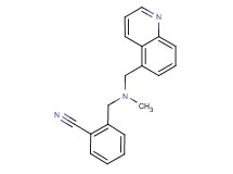 2-{[methyl(quinolin-5-ylmethyl)amino]methyl}benzonitrile
