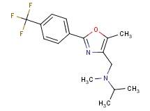 N-methyl-N-({5-methyl-2-[4-(trifluoromethyl)phenyl]-1,3-oxazol-4-yl}methyl)-2-propanamine