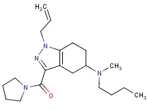 1-allyl-N-butyl-N-methyl-3-(1-pyrrolidinylcarbonyl)-4,5,6,7-tetrahydro-1H-indazol-5-amine