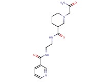 N-[2-({[1-(2-amino-2-oxoethyl)-3-piperidinyl]carbonyl}amino)ethyl]nicotinamide