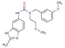 N-(3-methoxybenzyl)-N-(2-methoxyethyl)-N'-(2-methyl-1H-benzimidazol-6-yl)urea