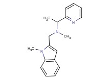 N-methyl-N-[(1-methyl-1H-indol-2-yl)methyl]-1-pyridin-2-ylethanamine