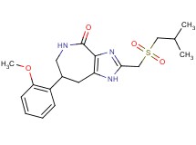 2-[(isobutylsulfonyl)methyl]-7-(2-methoxyphenyl)-5,6,7,8-tetrahydroimidazo[4,5-c]azepin-4(1H)-one