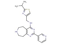 N-[(2-isopropyl-1,3-thiazol-4-yl)methyl]-2-pyridin-3-yl-6,7,8,9-tetrahydro-5H-pyrimido[4,5-d]azepin-4-amine