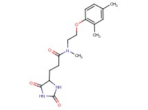 N-[2-(2,4-dimethylphenoxy)ethyl]-3-(2,5-dioxoimidazolidin-4-yl)-N-methylpropanamide