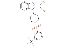 2-isopropyl-3-(1-{[3-(trifluoromethyl)phenyl]sulfonyl}-4-piperidinyl)-3H-imidazo[4,5-b]pyridine