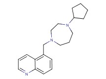5-[(4-cyclopentyl-1,4-diazepan-1-yl)methyl]quinoline