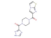 6-{[4-(1H-1,2,4-triazol-3-ylcarbonyl)-1-piperazinyl]carbonyl}imidazo[2,1-b][1,3]thiazole