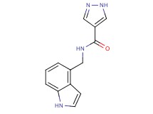 N-(1H-indol-4-ylmethyl)-1H-pyrazole-4-carboxamide
