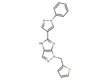 5-(1-phenyl-1H-pyrazol-4-yl)-1-(2-thienylmethyl)-1,4-dihydroimidazo[4,5-c]pyrazole