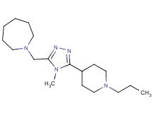 1-{[4-methyl-5-(1-propylpiperidin-4-yl)-4H-1,2,4-triazol-3-yl]methyl}azepane