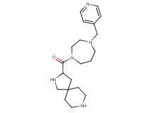 3-{[4-(4-pyridinylmethyl)-1,4-diazepan-1-yl]carbonyl}-2,8-diazaspiro[4.5]decane dihydrochloride