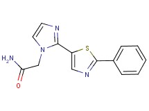 2-[2-(2-phenyl-1,3-thiazol-5-yl)-1H-imidazol-1-yl]acetamide