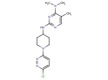 N~2~-[1-(6-chloropyridazin-3-yl)piperidin-4-yl]-N~4~,N~4~,5-trimethylpyrimidine-2,4-diamine