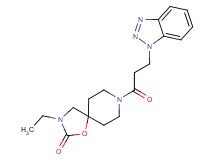 8-[3-(1H-1,2,3-benzotriazol-1-yl)propanoyl]-3-ethyl-1-oxa-3,8-diazaspiro[4.5]decan-2-one