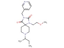 8-sec-butyl-1-(2-methoxyethyl)-3-(3-pyridinylmethyl)-1,3,8-triazaspiro[4.5]decane-2,4-dione