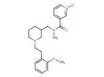 N-({1-[2-(2-methoxyphenyl)ethyl]-3-piperidinyl}methyl)-N-methylnicotinamide 1-oxide