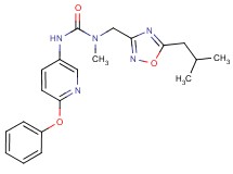 N-[(5-isobutyl-1,2,4-oxadiazol-3-yl)methyl]-N-methyl-N'-(6-phenoxypyridin-3-yl)urea