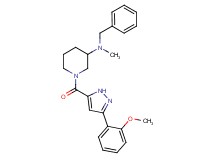 N-benzyl-1-{[3-(2-methoxyphenyl)-1H-pyrazol-5-yl]carbonyl}-N-methyl-3-piperidinamine