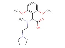 (2,6-dimethoxyphenyl)[methyl(2-pyrrolidin-1-ylethyl)amino]acetic acid