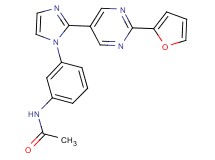 N-(3-{2-[2-(2-furyl)pyrimidin-5-yl]-1H-imidazol-1-yl}phenyl)acetamide