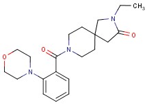 2-ethyl-8-(2-morpholin-4-ylbenzoyl)-2,8-diazaspiro[4.5]decan-3-one