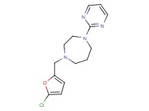 1-[(5-chloro-2-furyl)methyl]-4-pyrimidin-2-yl-1,4-diazepane