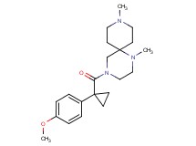 4-{[1-(4-methoxyphenyl)cyclopropyl]carbonyl}-1,9-dimethyl-1,4,9-triazaspiro[5.5]undecane
